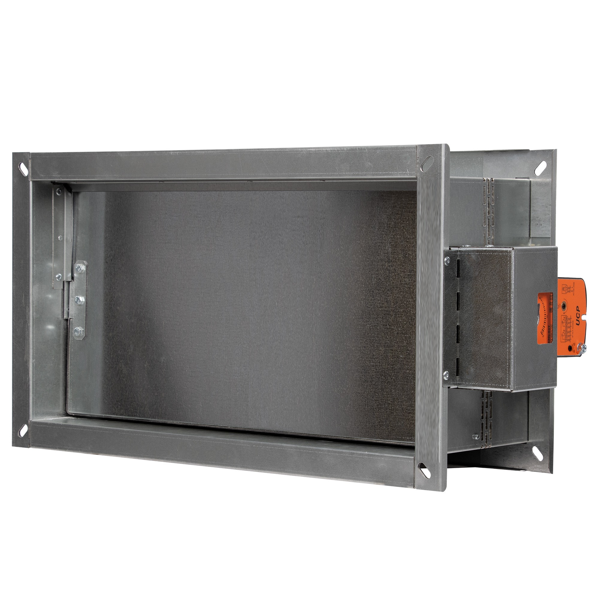 Клапан противопожарный SHUFT SHFDO-90-O-400_400-MB230-0-0-Kl-0, 400×400 мм, EI 90