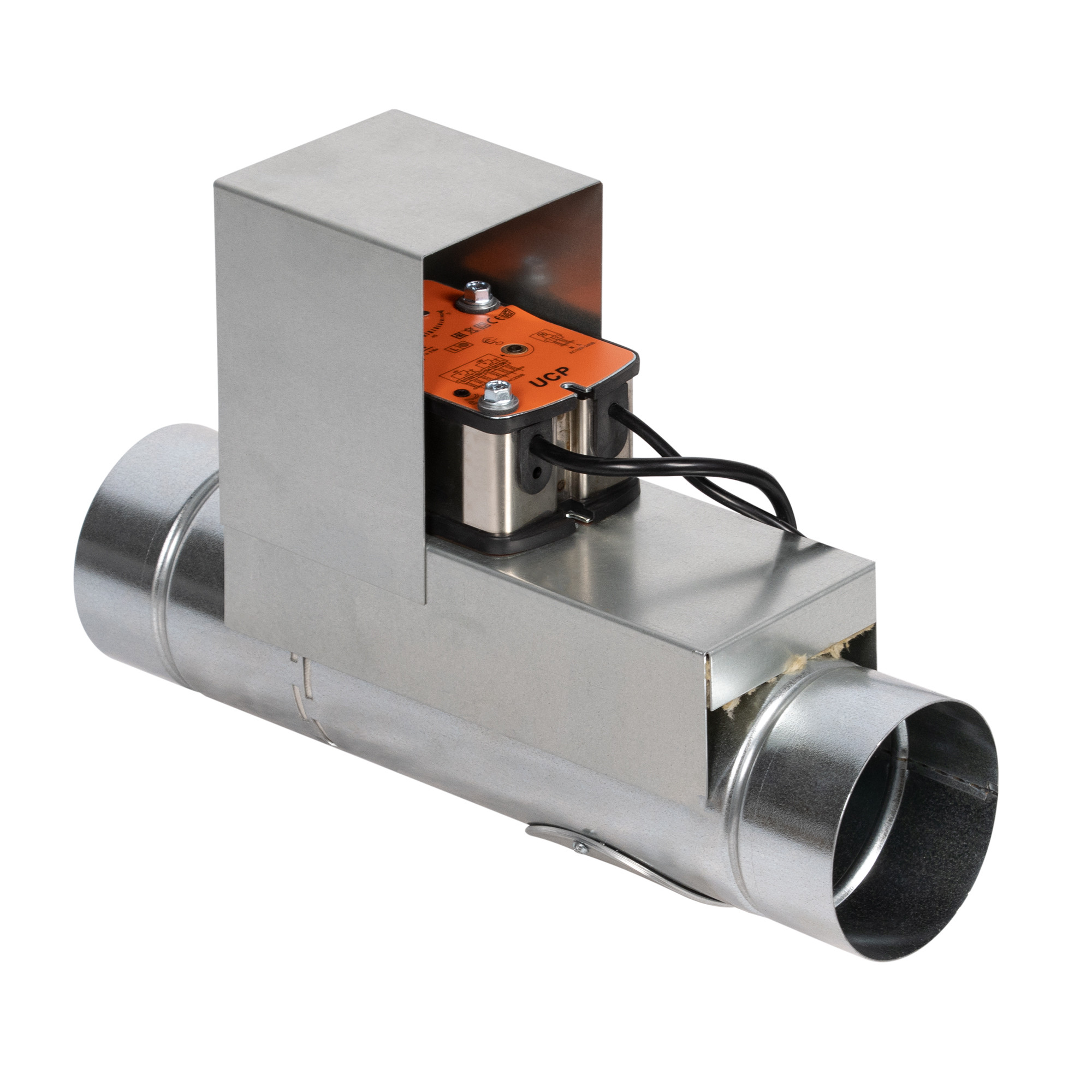 Клапан противопожарный SHUFT SHFDO-60-O-d225-EM24-0-0-0-0