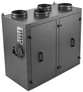 Приточно-вытяжная установка с роторным рекуператором RWN-RR-500(50c)-ЕС-НЕ1,5-Classic(N)