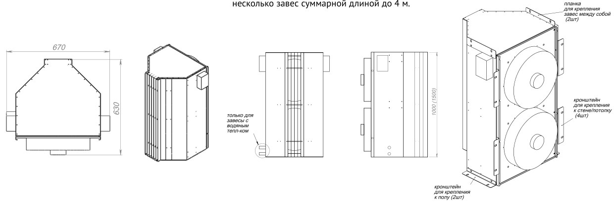 Воздушная завеса Supervent VL-150-N