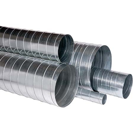 Воздуховод спирально-навивной Ø400 мм оцинкованный Ванвент, 3 м
