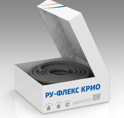 Трубка теплоизоляционная РУ-ФЛЕКС СТ КРИО 9×10 мм, 34 м