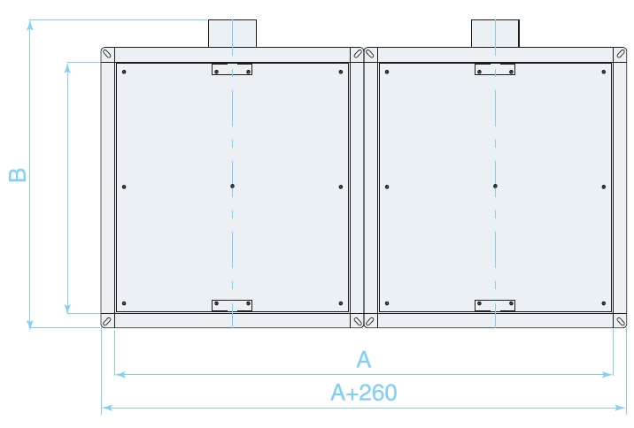 Виды кассетного исполнения клапана — Клапан противопожарный FKS-1M (60)1M(90)